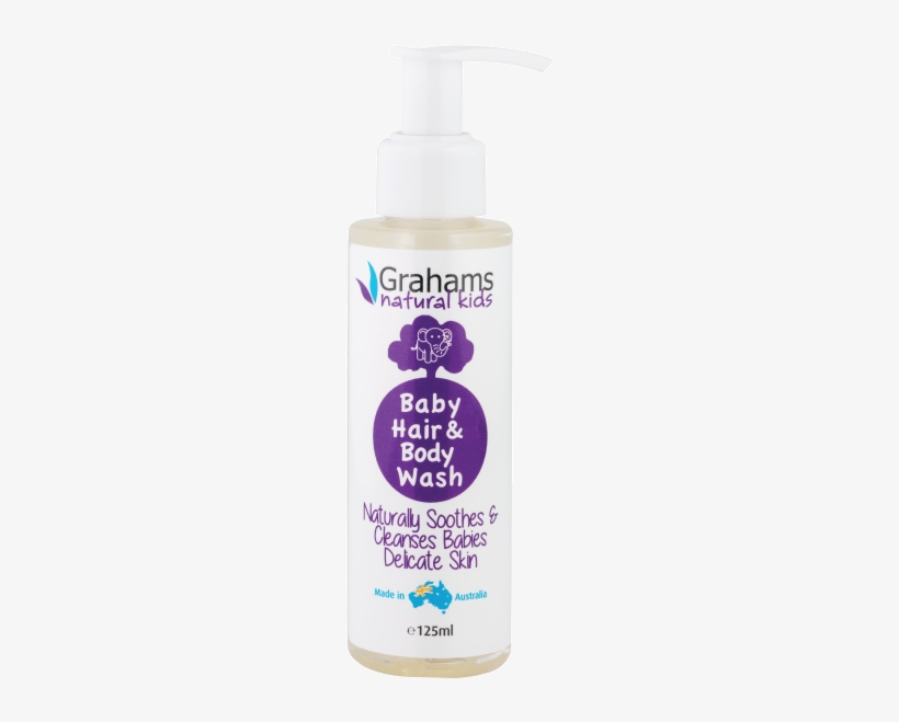 Graham's Natural Baby Hair & Body Wash 125ml - Hair, transparent png #3849000