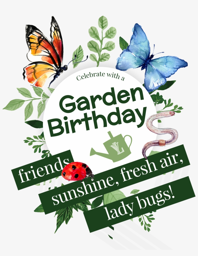 Have A Garden Birthday - Two Blue Butterflies Watercolor, transparent png #3849192