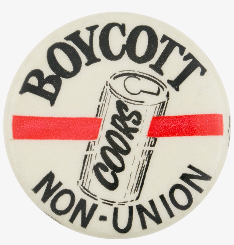 Boycott Coors - Circle, transparent png #3849567