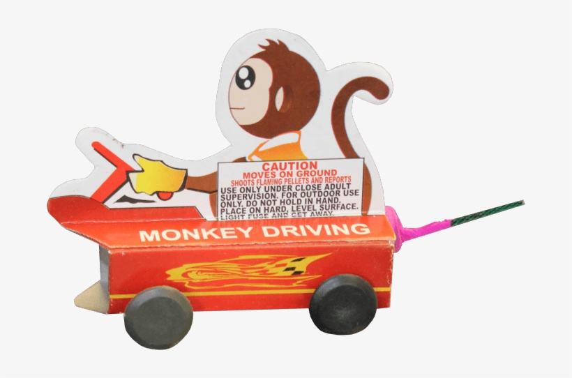 Monkey Driving Car - Car, transparent png #3849944