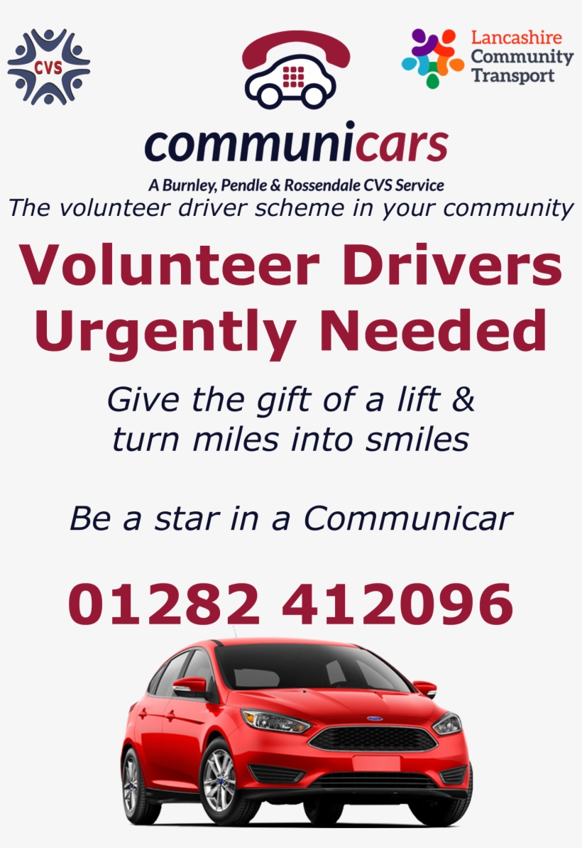 Communicars Volunteer Drivers Needed - Car Driver Is Needed, transparent png #3851000