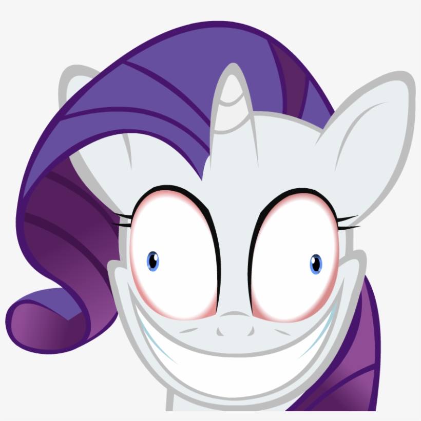 Kingdavidlee, Bloodshot Eyes, Faic, Insanity, Rarisnap, - Mlp Rarity Insanity, transparent png #3851003