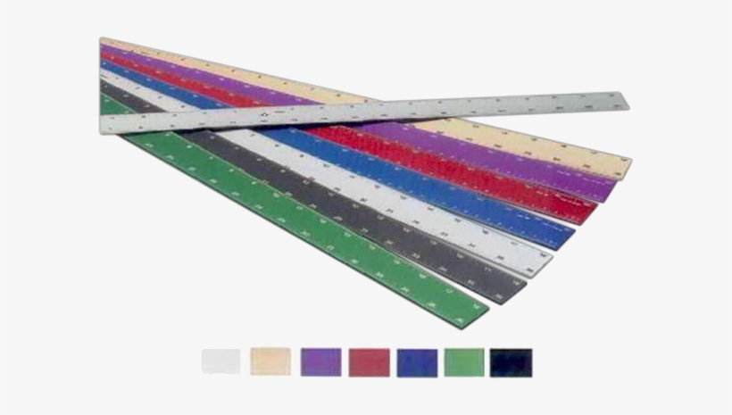 36" Aluminum Yardstick With Center-finding Back - Floor, transparent png #3851153