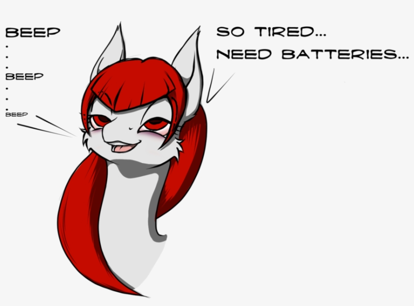 Ravvij, Bags Under Eyes, Batteries, Beep, Bloodshot - Cartoon, transparent png #3851279