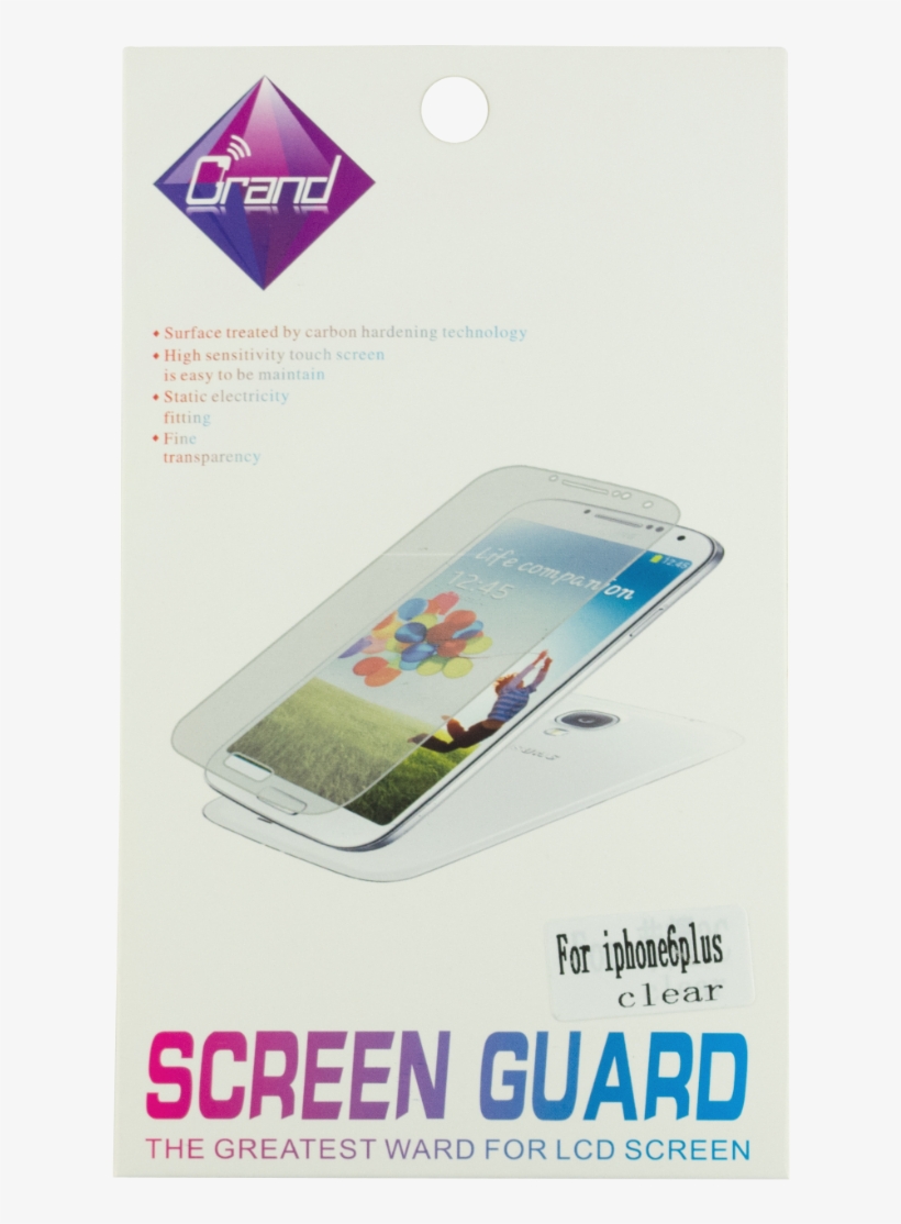 Iphone 6s Plus Clear Screen Protector - Screen Protector, transparent png #3851774