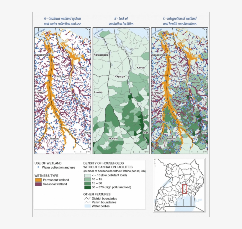 Linking Wetlands And Sanitation In The Sezibwa Wetland - Uganda In Wetlands, transparent png #3852092