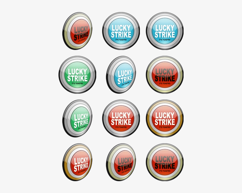 Lucky Strike Icon Pack By Jamespeng - Lucky Strike, transparent png #3852114