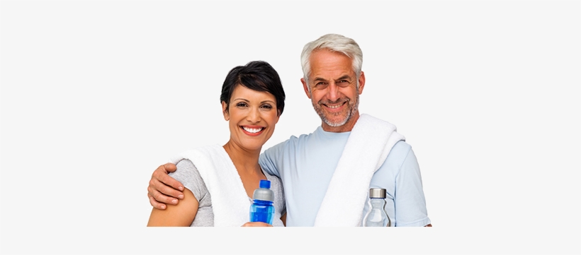 Older Couple After Workout - Portrait, transparent png #3852208
