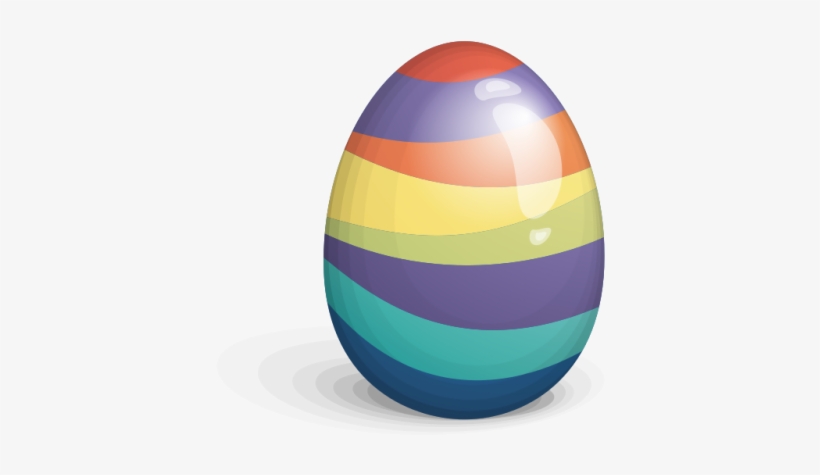 Colorful Easter Eggs Photos Png Images - Rainbow Easter Egg Transparent, transparent png #3852252