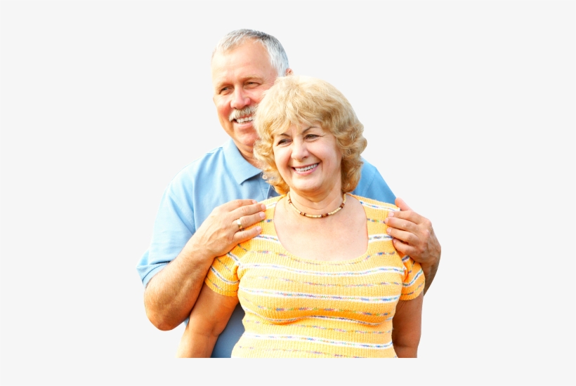 Happy Old Couple - Senior Citizen, transparent png #3852282