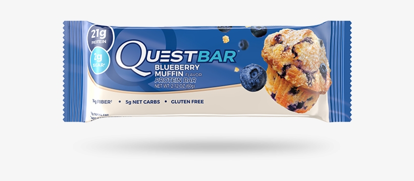 Blueberry Muffin In Stock - Quest Bar Blueberry Muffin Nutrition, transparent png #3852430
