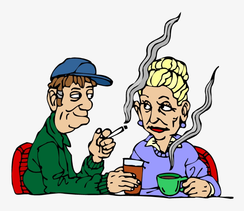 'getting To Know You' Stages - Smoking And Drinking Clipart, transparent png #3852449