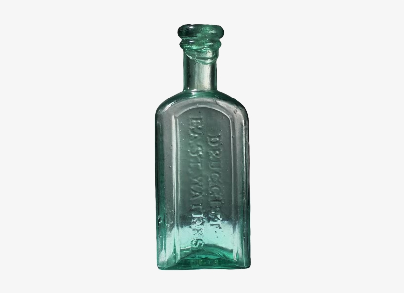 Fess Open Pontil Medicine Bottle Milwaukee - Old Medicine Bottles Png, transparent png #3852868