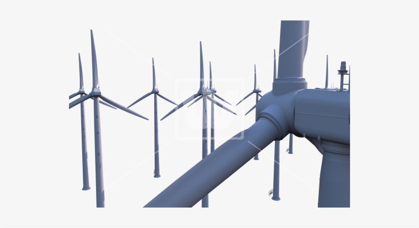 Wind Turbines Plantation - Wind Turbine, transparent png #3852871