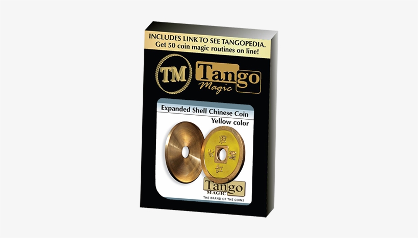 Expanded Shell Chinese Coin Made In Brass By Tango - Scotch And Soda Zaubertrick, transparent png #3852905