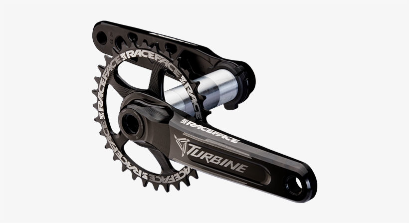2017 Crank Turbine Dm32 Quarter - Race Face Turbine Crank 2017, transparent png #3853332