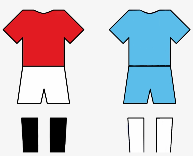 Kits For The Man Utd & Man City - Football, transparent png #3853462