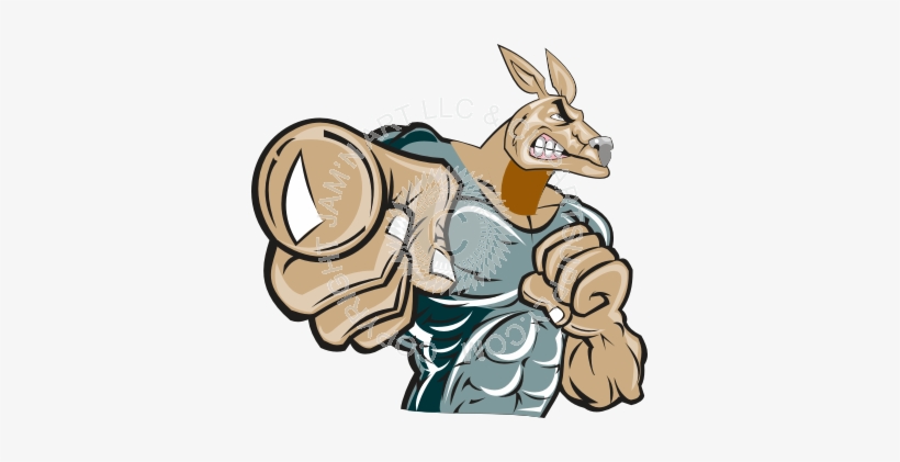 Mean Kangaroo Clipart, transparent png #3853955