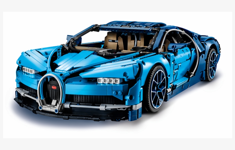Bugatti Chiron - Lego Technic Bugatti Chiron, transparent png #3854119