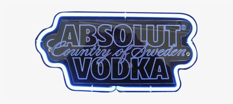 Absolut Vodka 3d Neon Sign - Logos De Absolut Vodka Png, transparent png #3854197