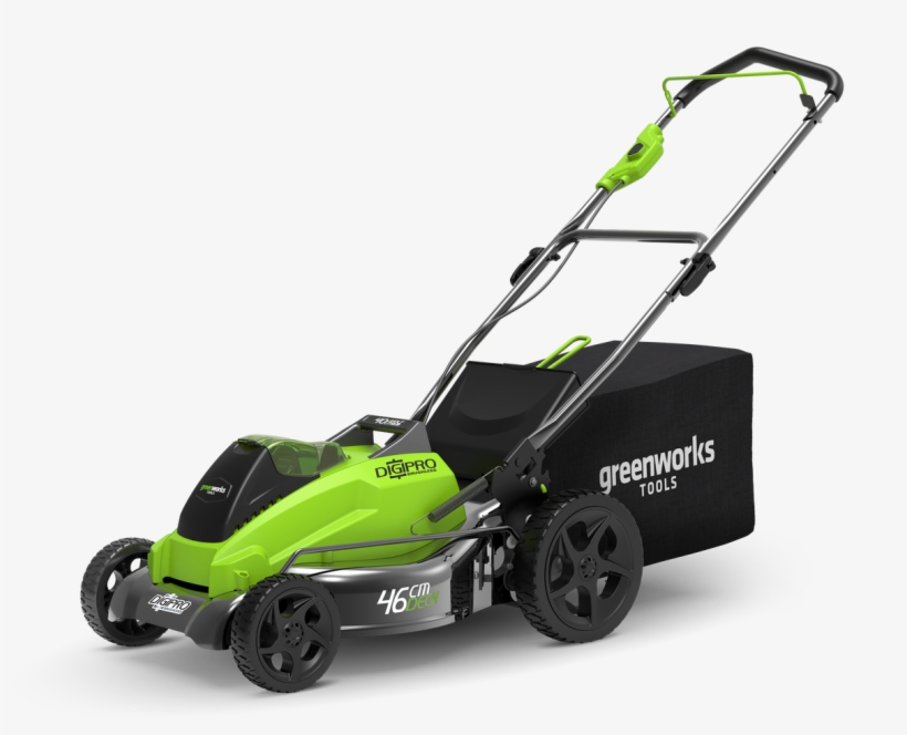 Lawn Mower - Greenworks 40v G40lm41, transparent png #3854199