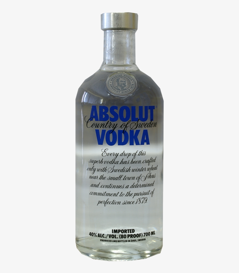 Absolut Blue - Absolut Vodka, transparent png #3854930
