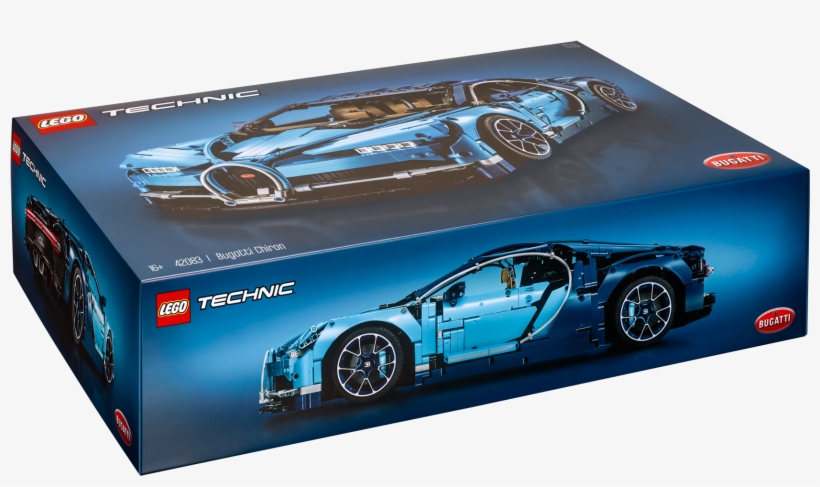 42083 Packaging Details - Technic Bugatti Chiron 42083, transparent png #3854984