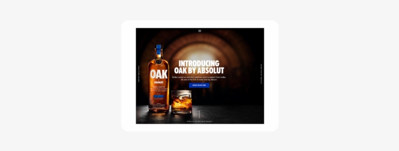 Oak By Absolut - Whisky, transparent png #3855007