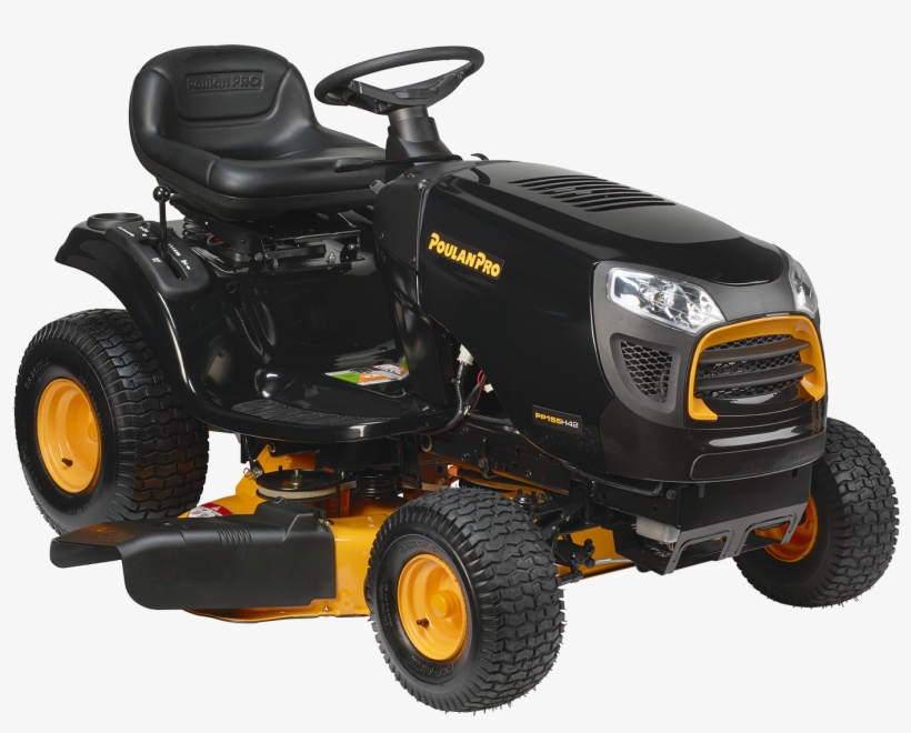 Poulan Pro 960420182 42-inch Riding Mower - Craftsman Pro Series 42 Lawn Tractor, transparent png #3855028
