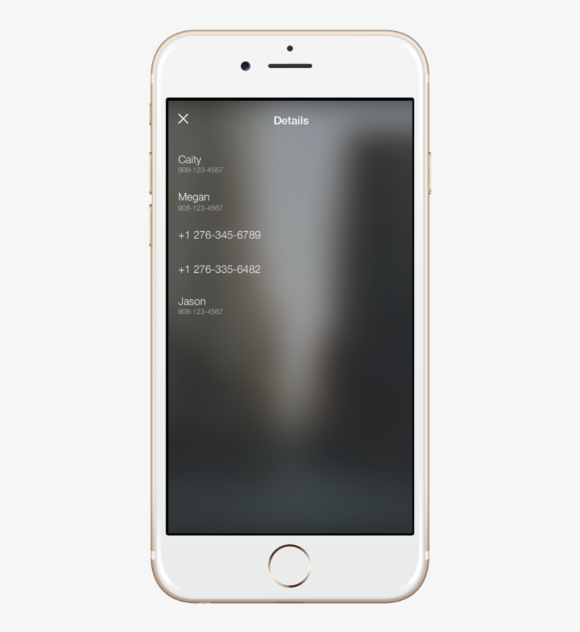 Friends In Group Message Iphone6 Gold Portrait, transparent png #3855241