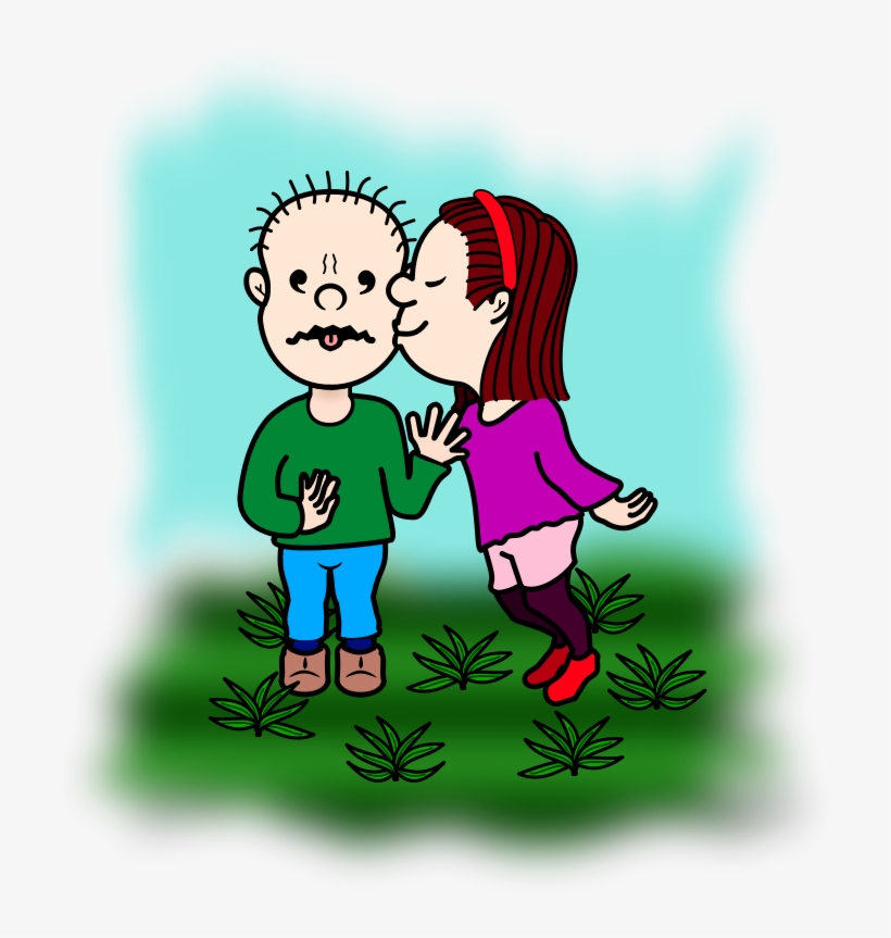 Clip Arts Related To - Kiss My Forehead Clip Art, transparent png #3855314