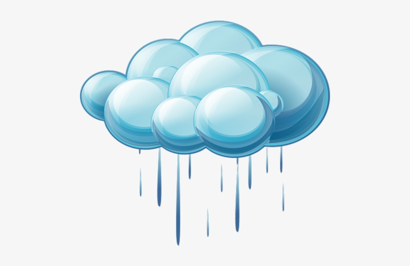 Nuages-pluie - Rainy Weather Icons, transparent png #3855345