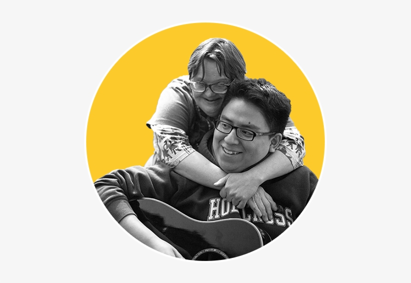 Guitar Friends Circle - Intellectual Disability, transparent png #3855370