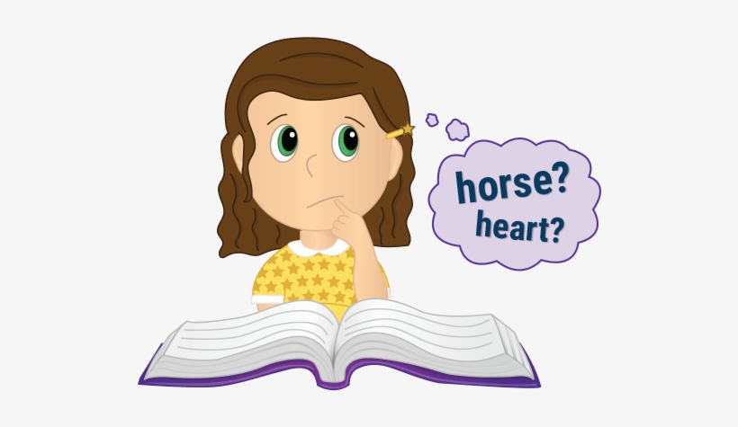 Little Girl Word Guessing - Guessing Student, transparent png #3855576