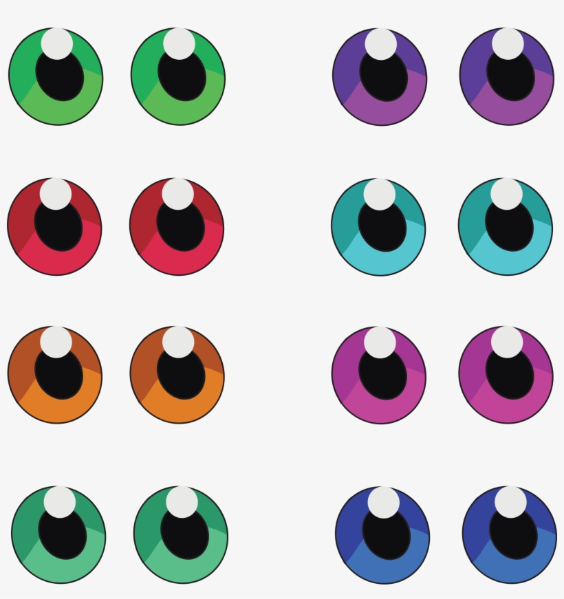 This Free Icons Png Design Of Set Of Eye Lenses, transparent png #3856361
