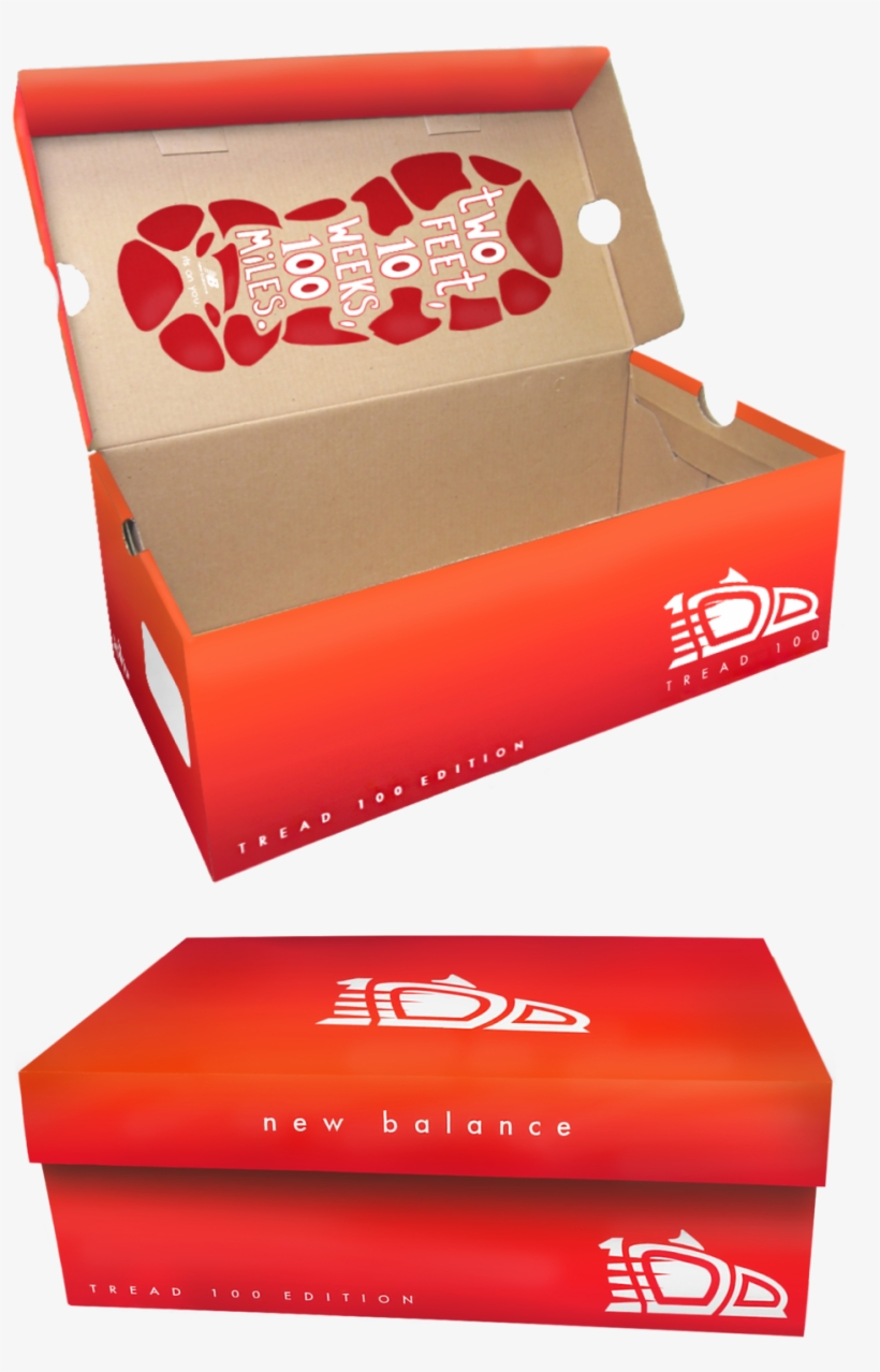 Tread 100 Edition Shoes Come Packaged In Sweet Limited - Box, transparent png #3856387