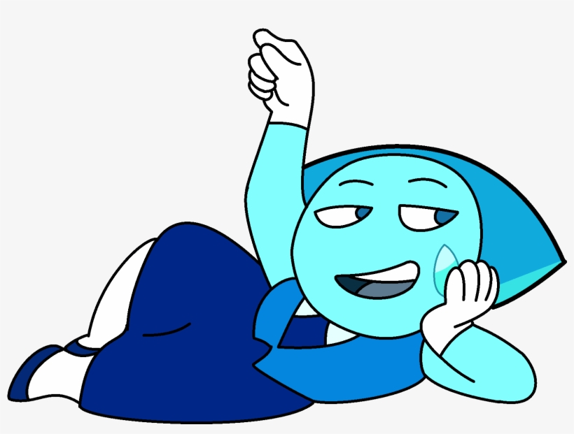 Aqua-marine Lying Down - Cartoon, transparent png #3856391