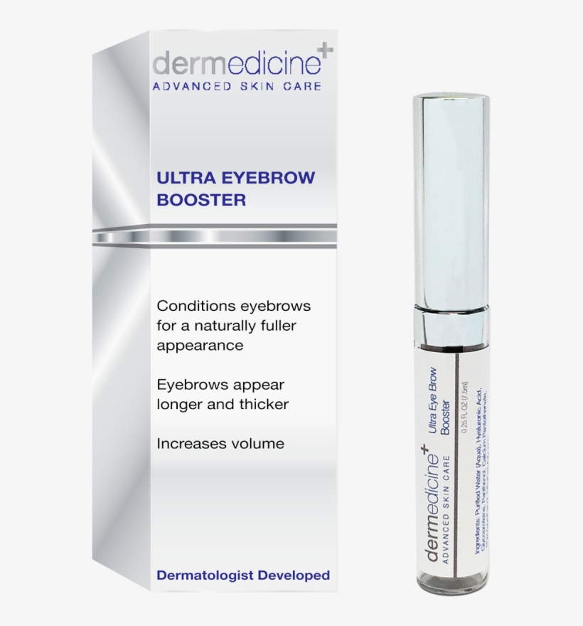 Ultra Eye Brow Booster - Dermedicine Ultra Eye Brow Booster, transparent png #3856411