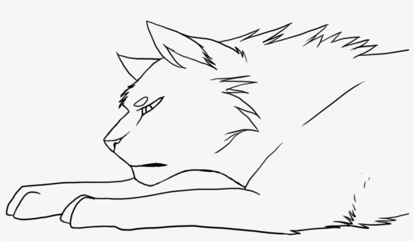 28 Collection Of Drawing Of A Cat Laying Down - Cat Laying Down Drawings, transparent png #3856840