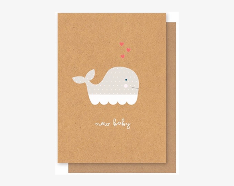 Elly Oak Card -new Baby Whale - Whales, transparent png #3857123