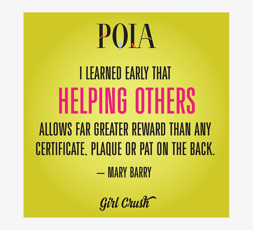 Mary Barry Quote - Graphic Design, transparent png #3857580