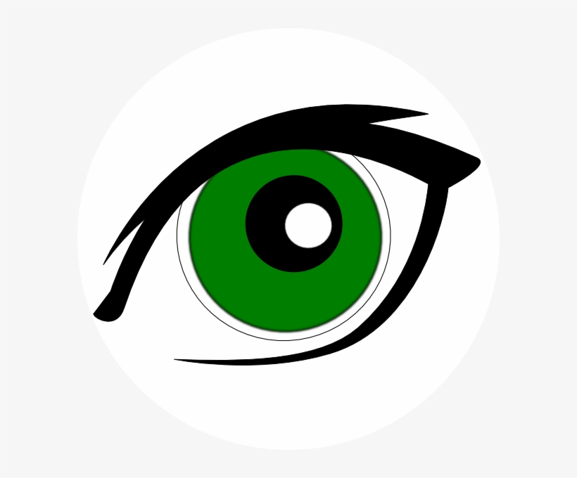 Green Eyes Clip Art - Eye Clip Art, transparent png #3857688