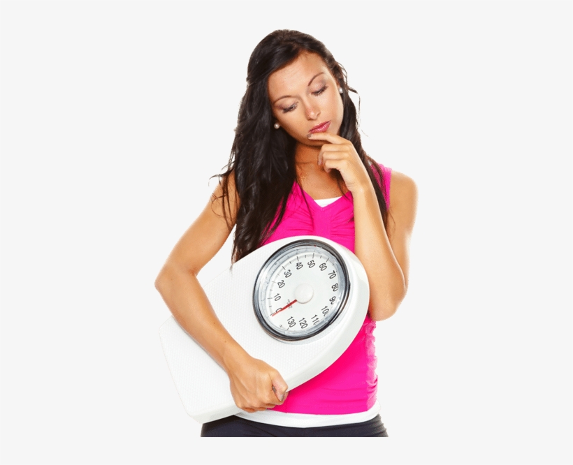 Weight Loss Woman Holding Scale - Weight Loss, transparent png #3858249