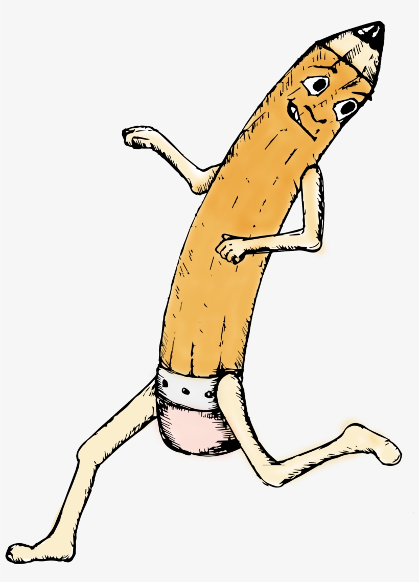 In This Workshop, Pencil Guy 5 Color - Portable Network Graphics, transparent png #3858509