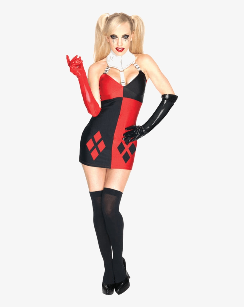 Batman Harley Quinn Costume Sc 1 St Jokers Masquerade - Harley Quinn Fancy Dress, transparent png #3858759