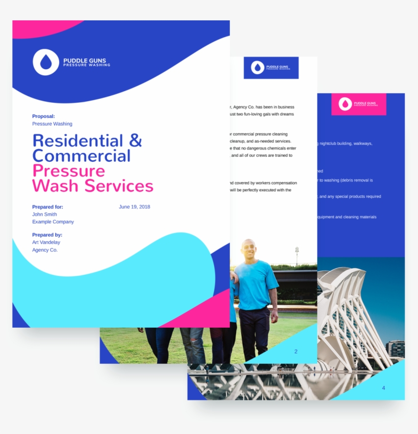 Pressure Washing Proposal Template - Pressure Washing, transparent png #3859075