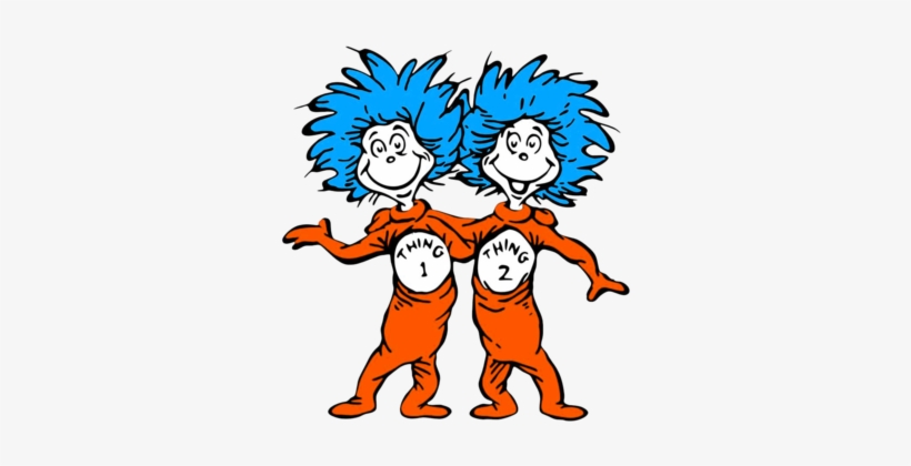 Rap Battle Information - Thing 1 Thing 2, transparent png #3859551