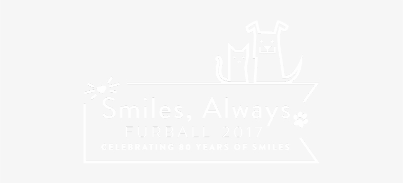 Furball Smiles Always Logo White - Pet Alliance Of Greater Orlando, Inc., transparent png #3860123
