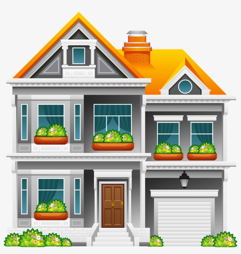 7 - Clip Arts Houses, transparent png #3860236