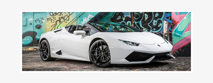 Lamborghini Huracán Spyder - Lamborghini Huracan Spyder White, transparent png #3860263